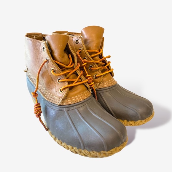 L.L. Bean Shoes - LL Bean Women's Bean Boots, 6" Height in Tan/Brown **See Measurements**